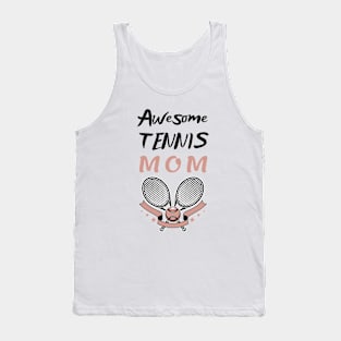 US Open Tennis Mom Racket and Ball Tank Top